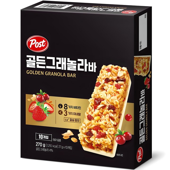 포스트 골든 그래놀라 바, 270g, 1개