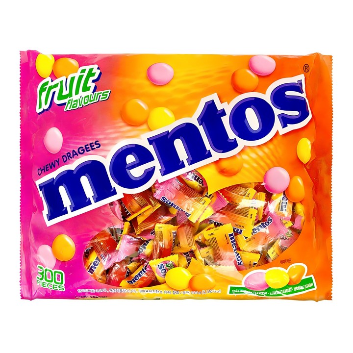 멘토스 푸르티 츄잉캔디 300입, 810g, 1개