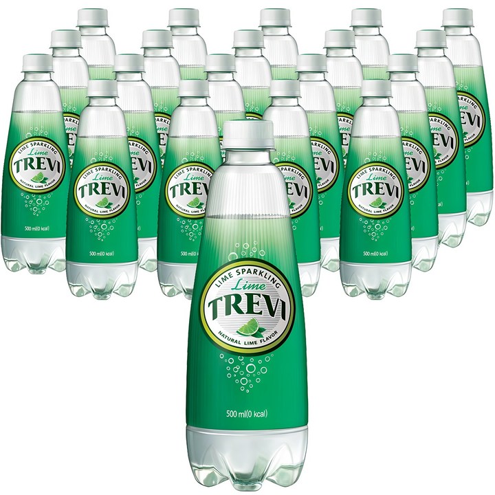 트레비 라임 탄산음료, 500ml, 20개