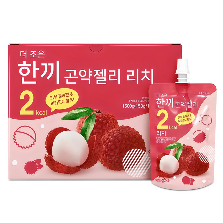 더존건강 더 조은 한끼곤약젤리 리치 10개입, 1.5kg, 1개