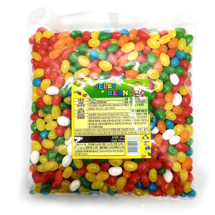 젤리빈스, 1kg, 1개