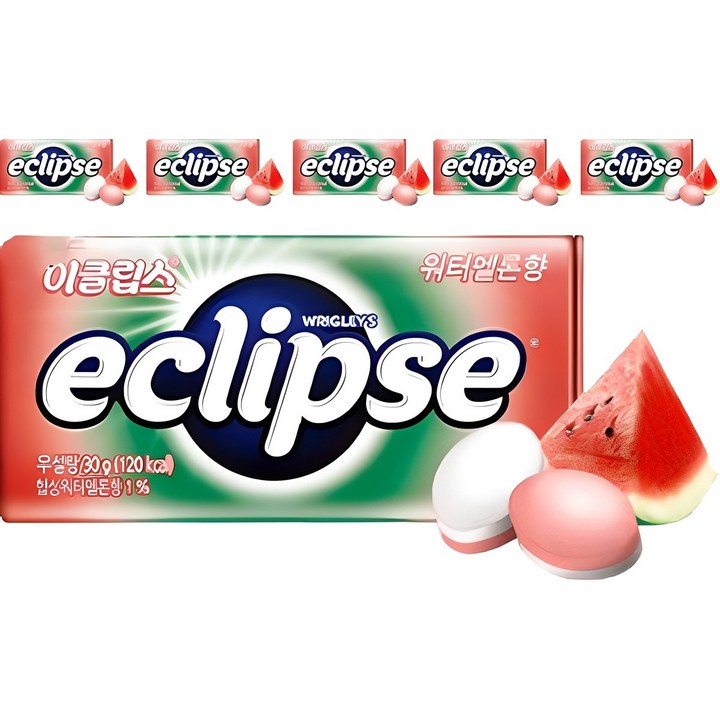 이클립스 워터멜론향 캔디, 30g, 6개