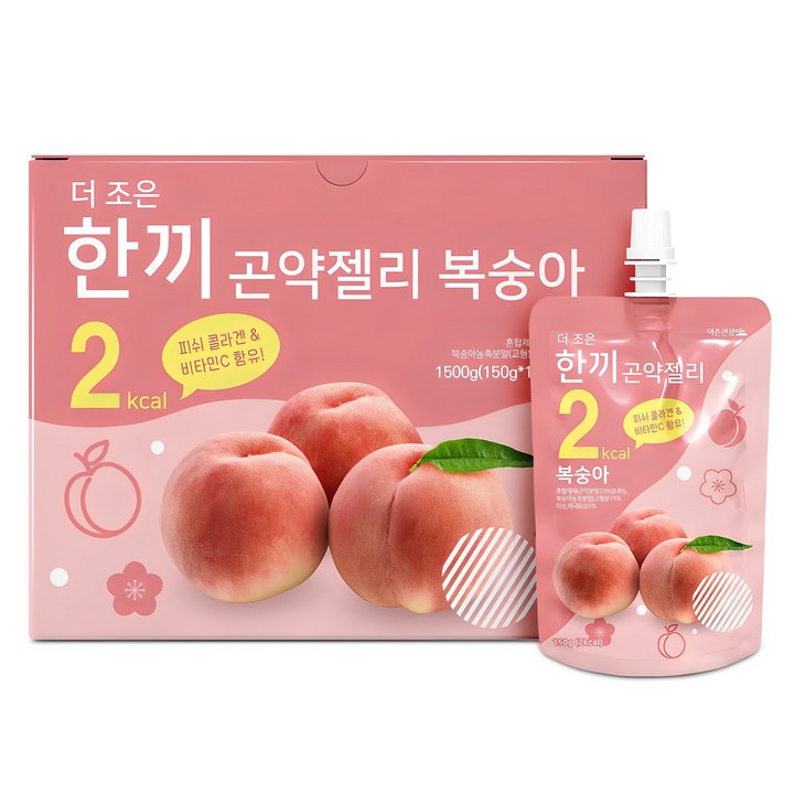 더존건강 더조은 한끼곤약젤리 복숭아 10개입, 1.5kg, 1개