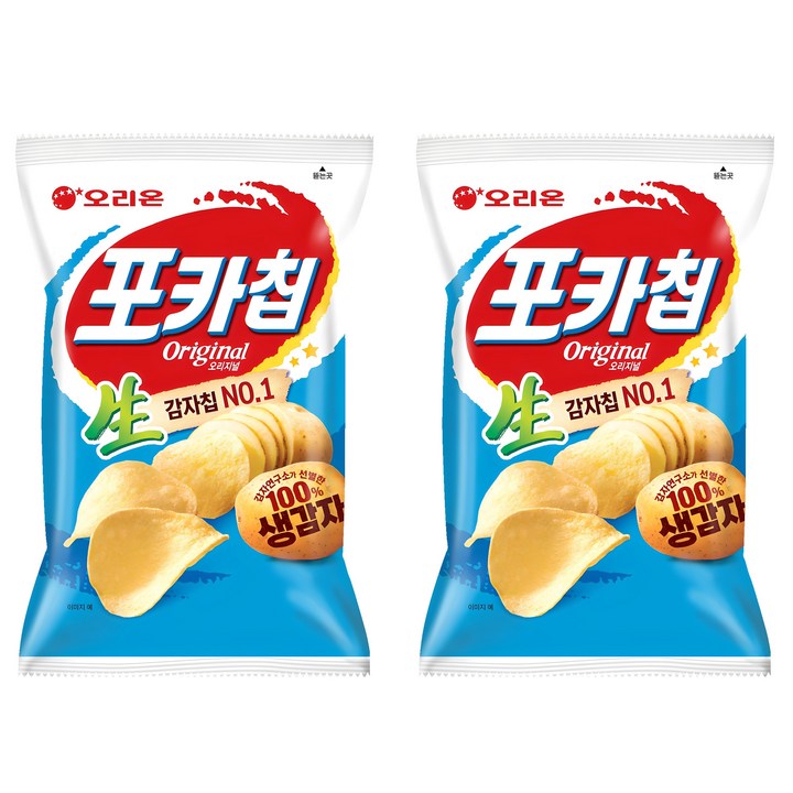 포카칩 오리지널, 137g, 2개