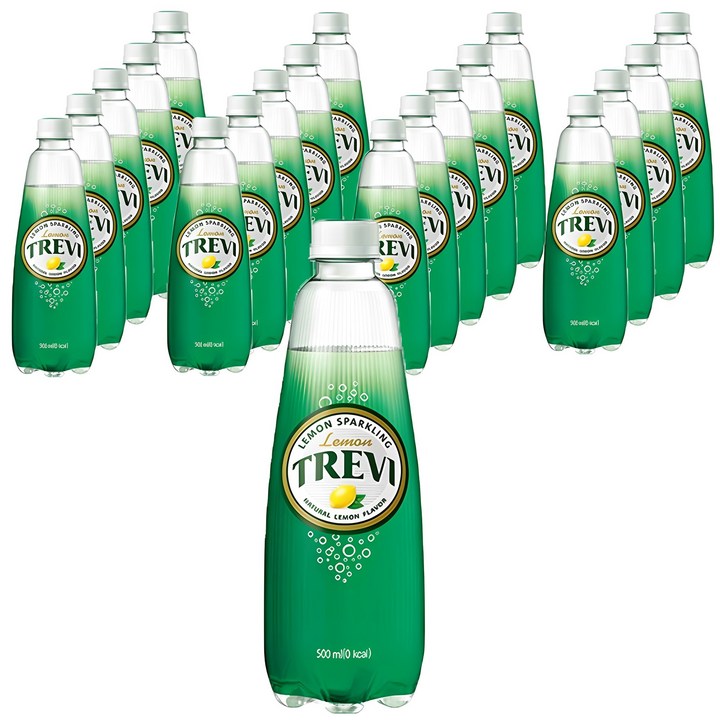 트레비 레몬 탄산음료, 500ml, 20개