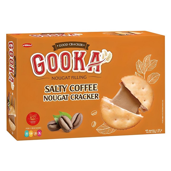 비비카 구카 솔티 커피 누가 크래커, 1개, 400g