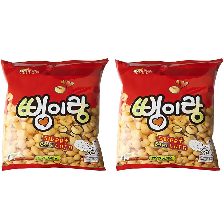 우리식품 뻥이랑, 2개, 250g