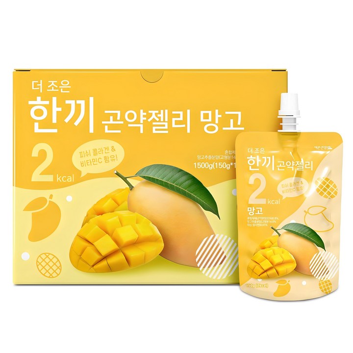 더존건강 더조은 한끼곤약젤리 망고 10개입, 1.5kg, 1개