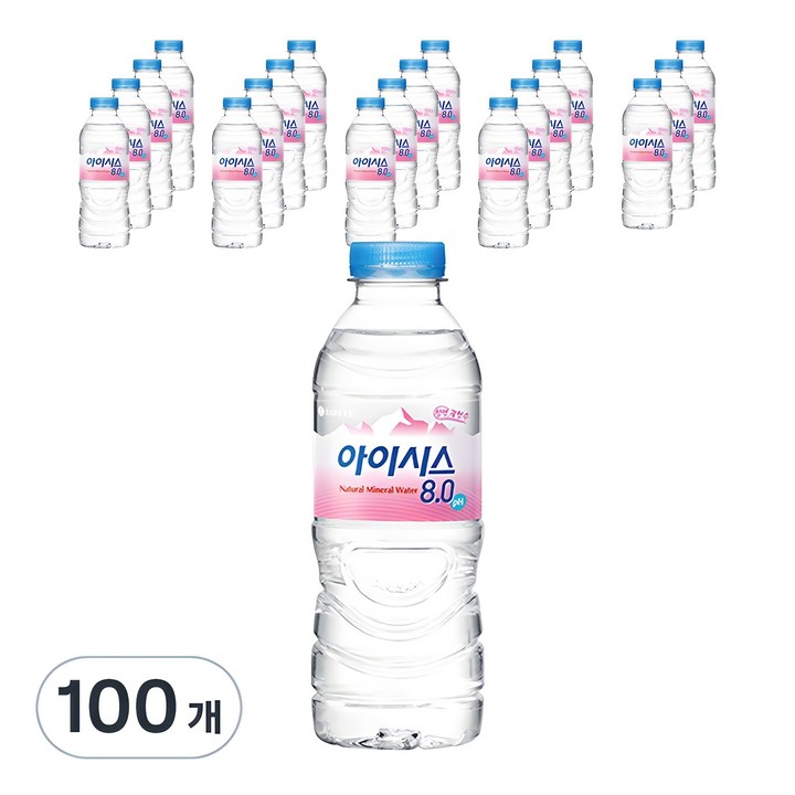 아이시스 8.0 생수, 300ml, 100개