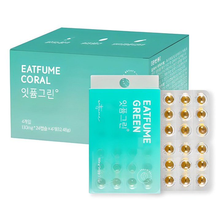 잇퓸 구강청결캡슐 그린, 3.12g, 4개