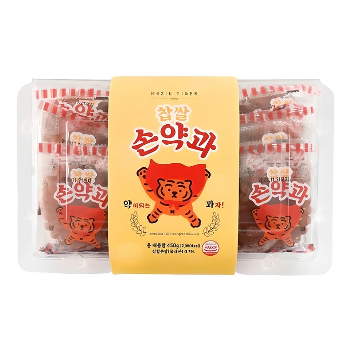 무직타이거 찹쌀 손약과 9p, 450g, 1개