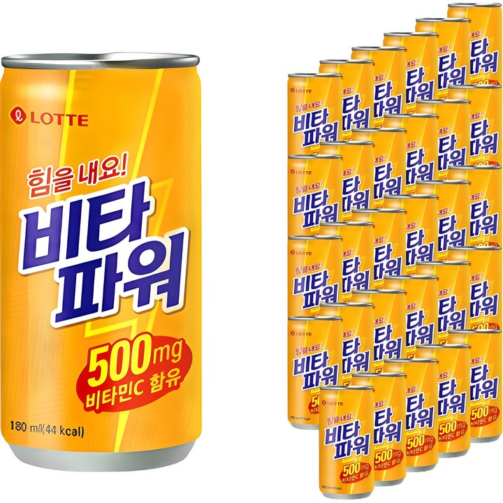 롯데칠성음료 비타 파워, 180ml, 30개