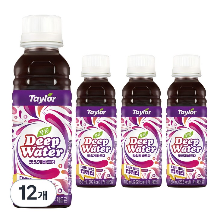 테일러 푸룬 딥워터, 180ml, 12개