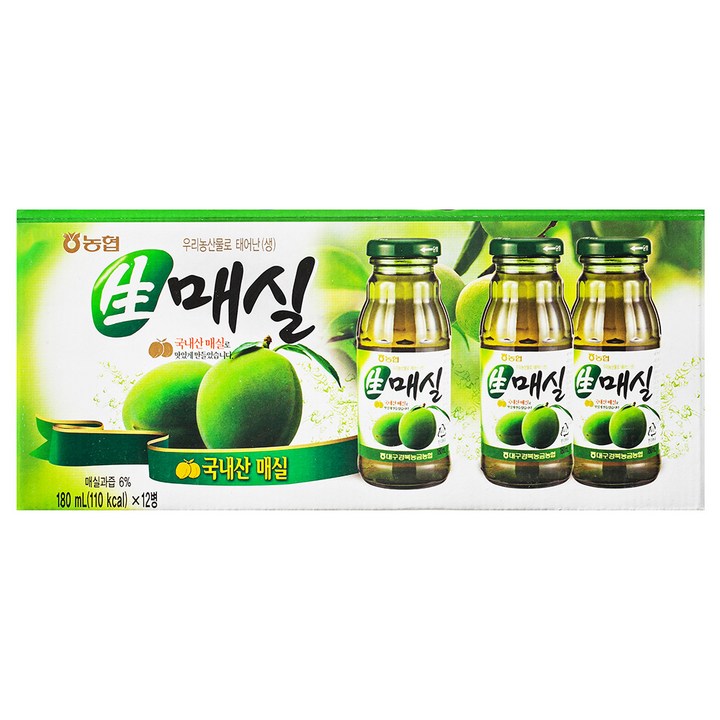 [농협] 우리 과일 주스 180ml*12개입, 180ml, 12개