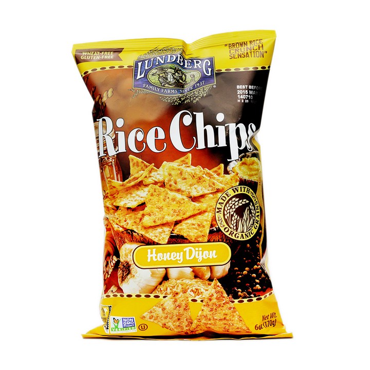 룬드버그 라이스 칩 허니 디종, 170g, 1개