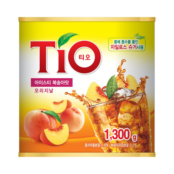 티오 복숭아 캔, 1개, 1,300 g, 1개입