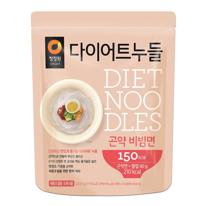 [청정원] 곤약 누들, 223.5g, 1개