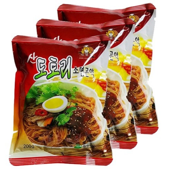 다람쥐 산도토리소면곤약, 200g, 2개