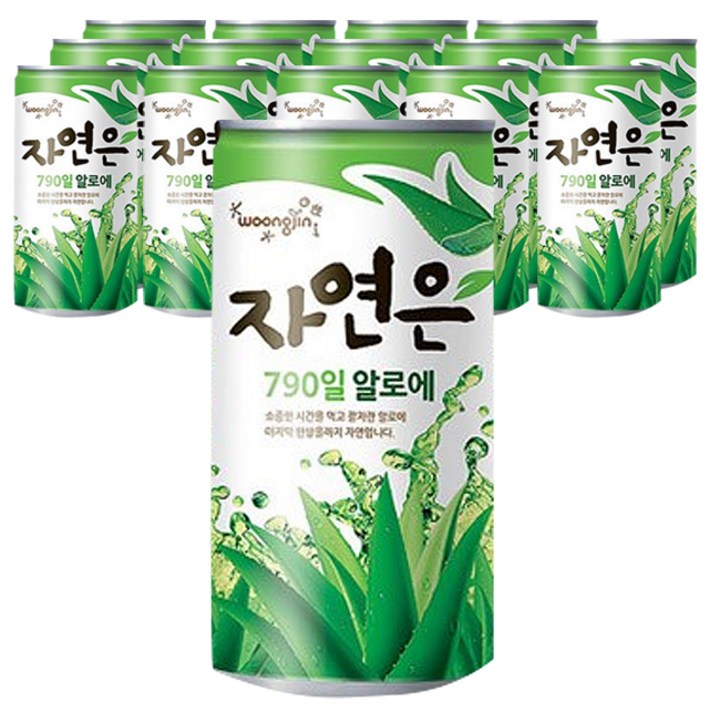 웅진 자연은790일 알로에, 180ml, 15개