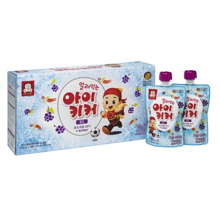 정관장 얼려먹는아이키커 포도, 100ml, 30개