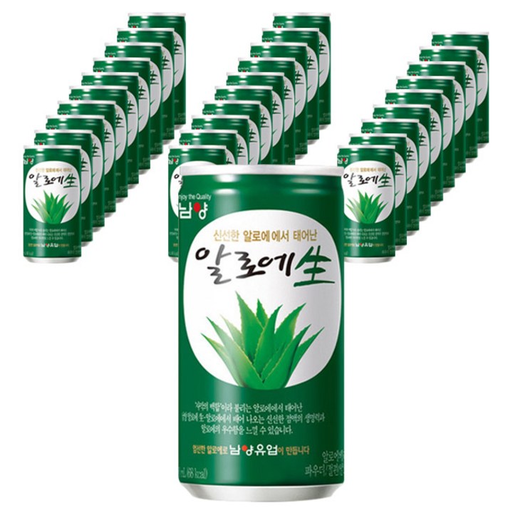 남양유업 알로에생 주스, 180ml, 30개
