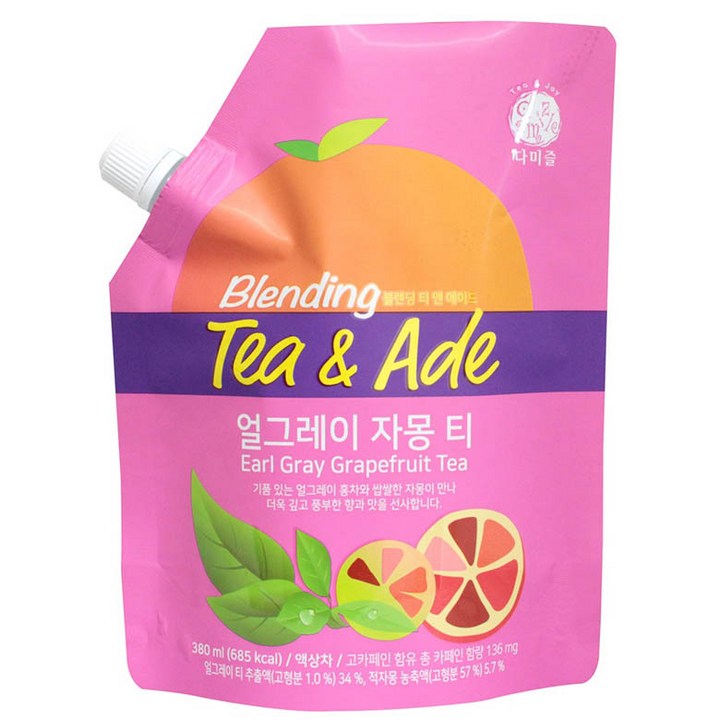 다미즐 얼그레이 자몽티, 380ml, 1개