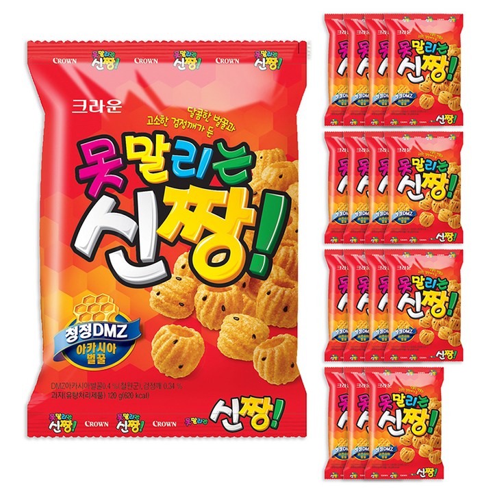 크라운 못말리는신짱, 120g, 16개