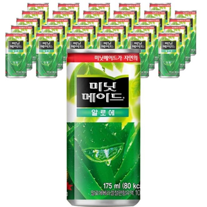 미닛메이드 알로에 주스, 175ml, 30개