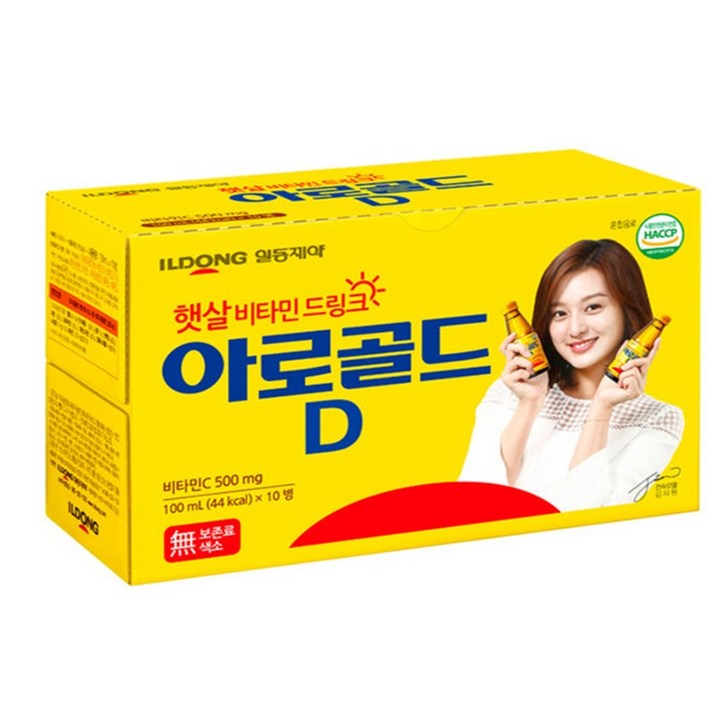 일동제약 아로골드D 비타민음료, 10개, 100ml, 10개