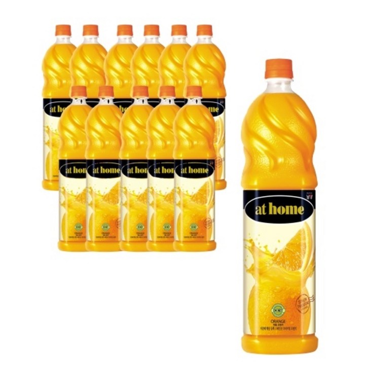 남양유업 앳홈 오렌지주스, 12개, 1.5L