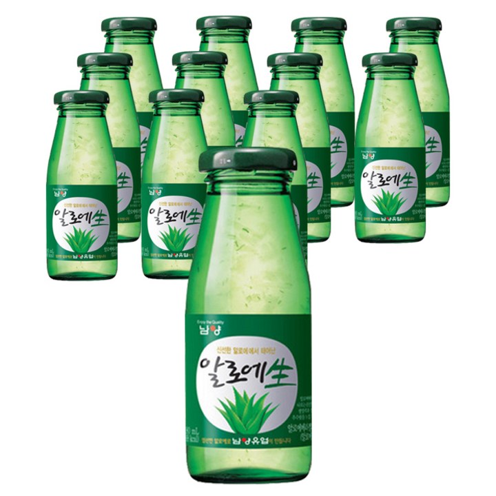 남양유업 알로에생 주스, 180ml, 12개