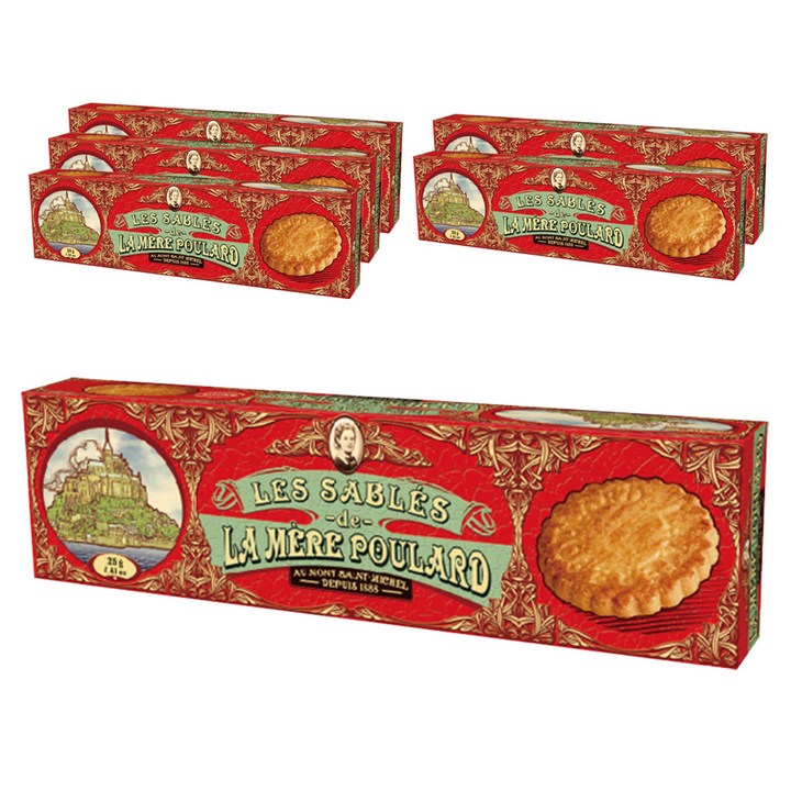 라메르폴라르 샤브레 쿠키, 125g, 6개