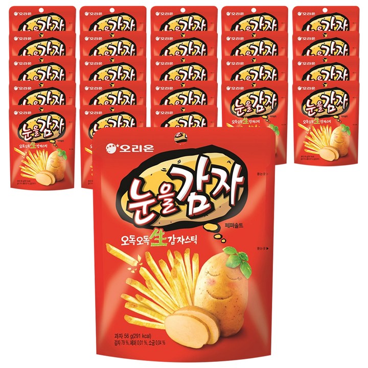 오리온 눈을감자, 56g, 24개