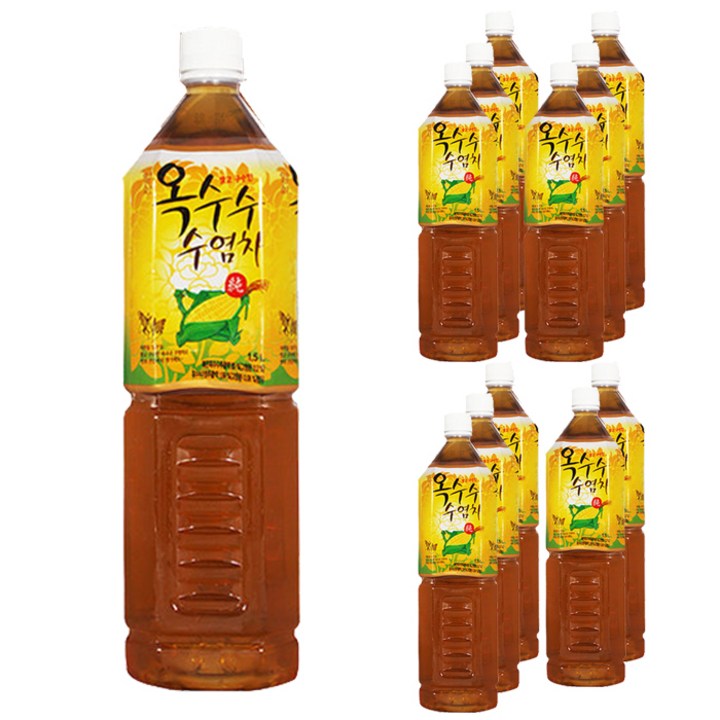 일화 맑고 구수한 옥수수 수염차 순, 12개, 1.5L