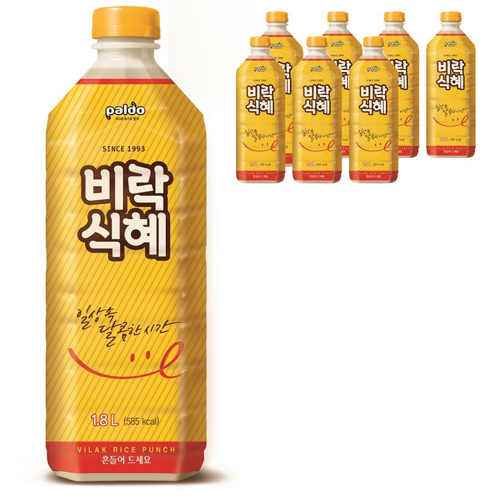 팔도 비락식혜, 1.8L, 8개