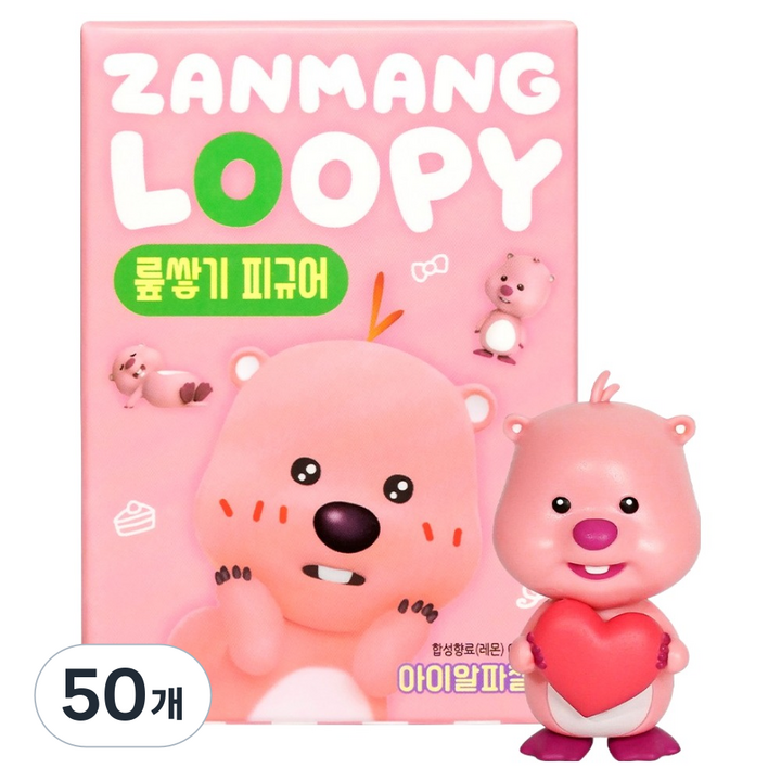 아이코닉스 잔망루피 피규어 랜덤발송 캔디, 9g, 50개