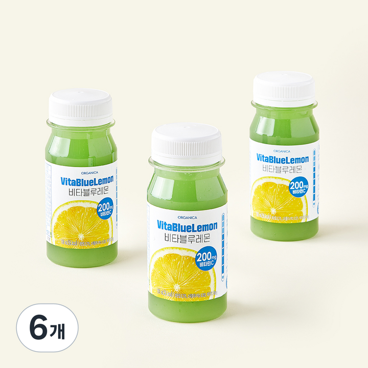 올가니카 비타 블루 레몬, 6개, 100ml