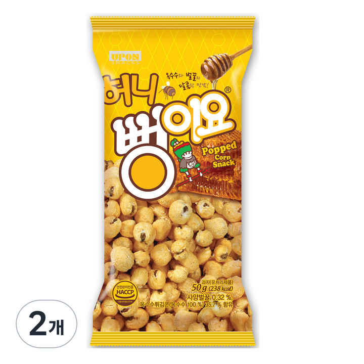 뻥이요 허니, 50g, 2개