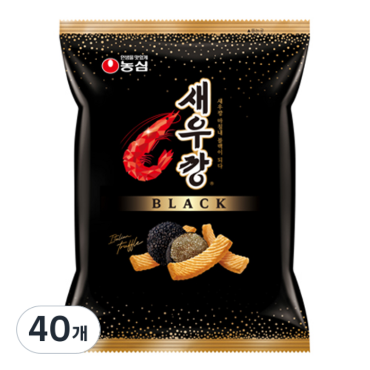 새우깡 블랙, 105g, 40개