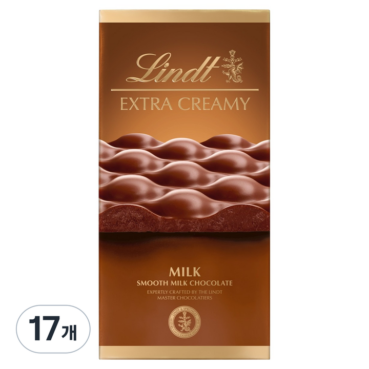 린트 엑스트라 크리미 밀크, 17개, 80g