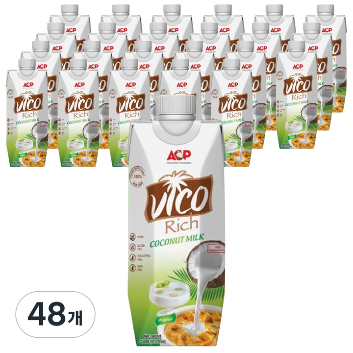 허니트리 리치 코코넛 밀크, 330ml, 48개