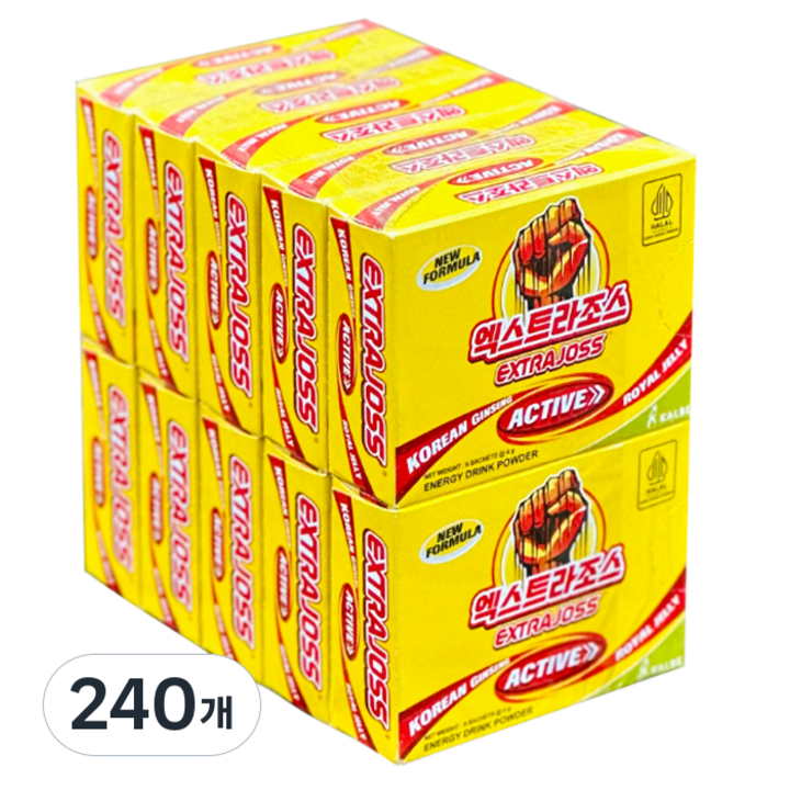 엑스트라조스 에너지 드링크, 4g, 240개