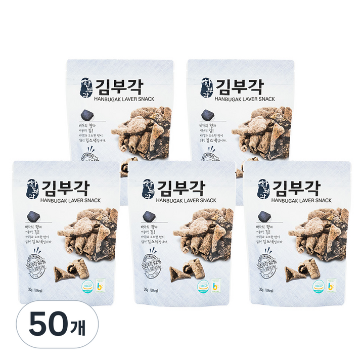 한부각 김부각, 50개, 30g