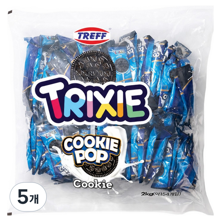 TRIXIE 쿠키 팝 154p, 2kg, 5개