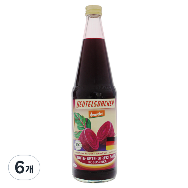베텔스바허 유기농 비트루트주스, 700ml, 6개