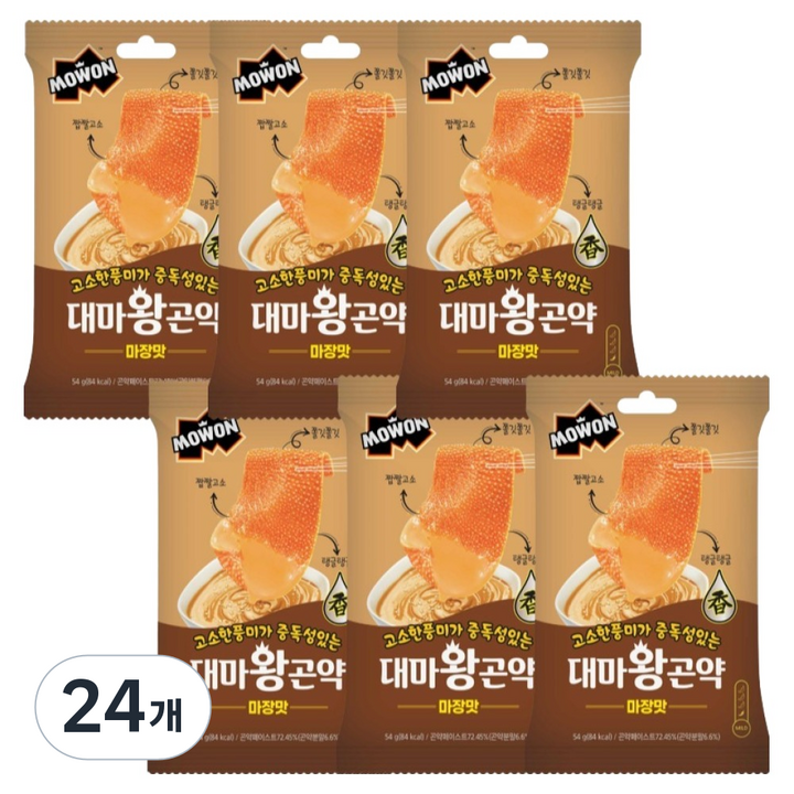 모원 대마왕 곤약 마장맛, 54g, 24개