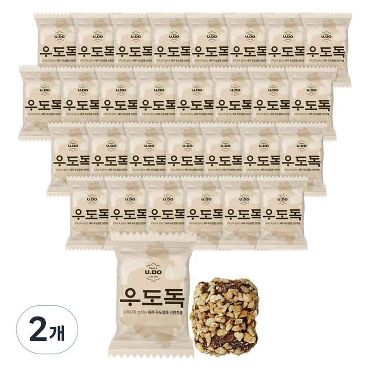 우도땅콩 우도독 30p, 2개, 210g
