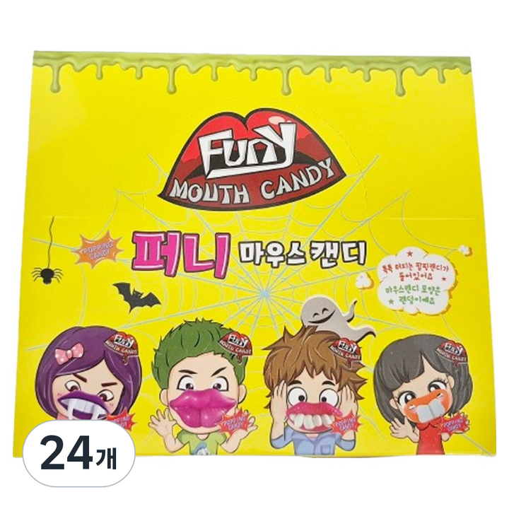 퍼니 마우스 캔디 12p, 156g, 24개