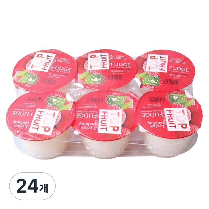 탑플룻 리치푸딩 6p, 690g, 24개