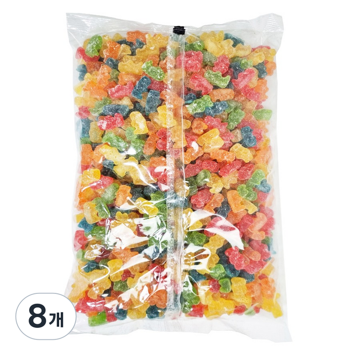 LEGER 대용량 벌크 네온 사우어 베어, 8개, 2.268kg